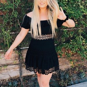 free people black dress